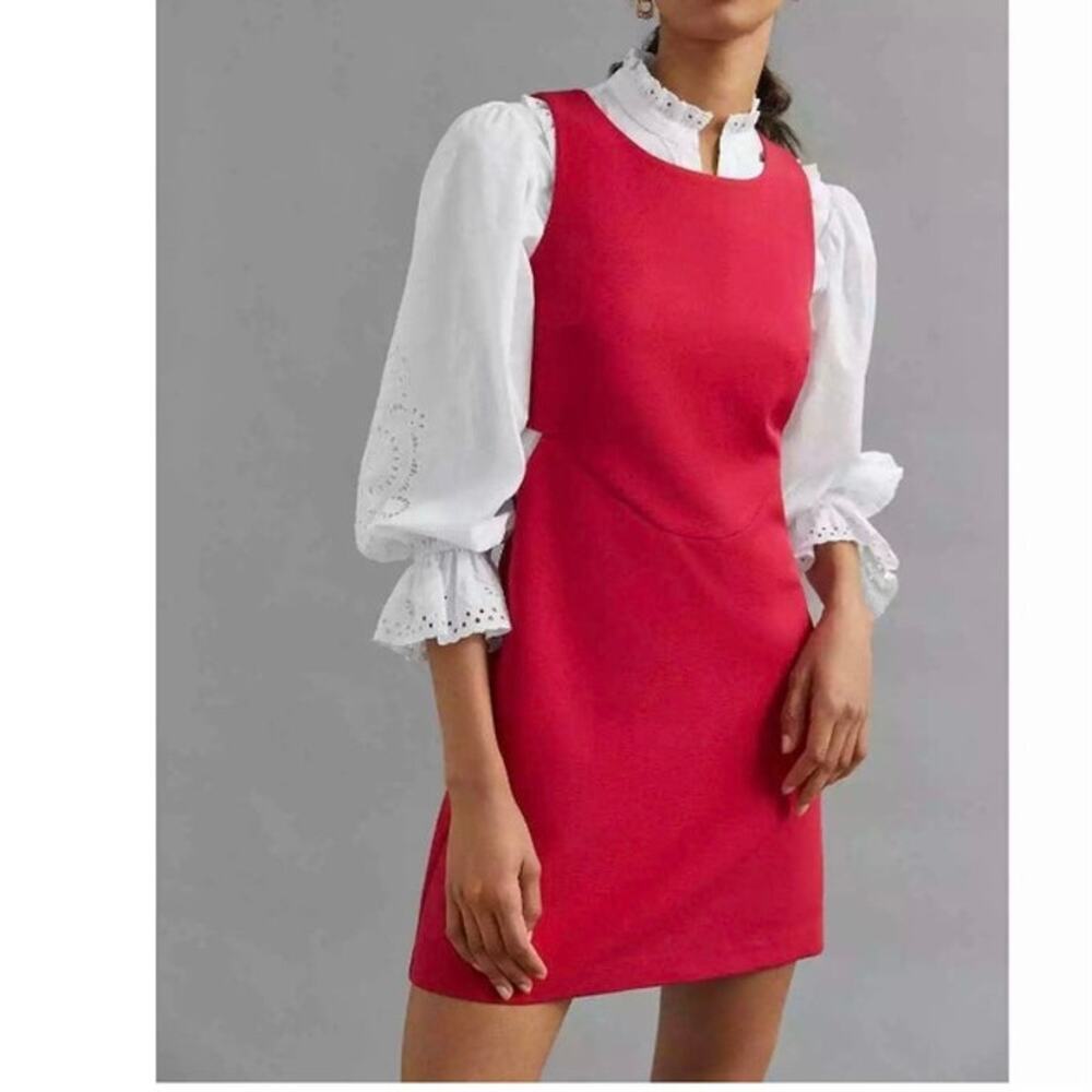 Mare Mare Anthropologie Red dress size 2X - Picture 3 of 8